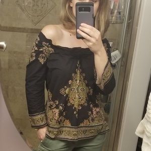 Lucky brand Paisley top
